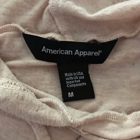 American Apparel cropped lightweight hoodie - Picture 2 of 3